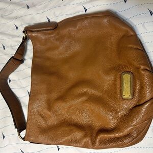 Marc By Marc Jacobs Tan Leather Bag with Gold Accents